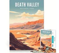 1000 Piece Puzzle For Adults Death Valley National Park Neat Edge Decor Brain Activity Fun Easy Time Fun Birthday Mind Gift (50x75cm)