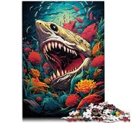 1000 Piece Puzzle For Adults Deep sea monsters Hand speed competition 26x38cm Enhance love between couples for and teenager Age 14 and Up