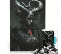 1000 Piece Puzzle For Adults Demonic Horned Monster, Brain Teaser Game, Interesting Stress Reduction, Every Piece Is Unique 50x75cm