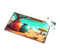 1000 Piece Puzzle For Adults Desert Vases: A Tale Of Earth, Water, And Fire Picture Puzzle Boy Toys 3 Year Old Girl Gifts(1000PCS)