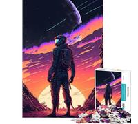 1000 Piece Puzzle For Adults Discovering New Worlds Help The Brain Exercise Presents for Women Educational Toy for 14+ Puzzle Game Offered (38x26cm)