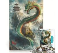 1000-piece Puzzle for Adults Dragon Guardian of The Wall, Impossible Game, Staycation Kill Time, Gifts for Friends And Family 50x75cm