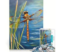 1000-piece Puzzle for Adults Dragonfly Haven, Family Game, Decompressing Intellectual, Improving Love between Couples 38x52cm