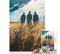 1000 Piece Puzzle For Adults Echoes of The Past Art Home Decoration Toys Great Gift Practical Game with Matching Poster And Trivia Sheet Size 50x75cm