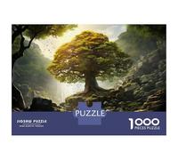1000-piece Puzzle for Adults Enchanted Forest Oasis Jigsaw for Adults Anti-Stress Toys Difficult Challenge Unique Birthday And Xmas Gifts 52x38cm/1000pcs