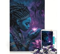 1000 Piece Puzzle For Adults Enchanted Glow, Impossible Game, Fun Activities at Home, Christmas Birthday Gifts 50x75cm