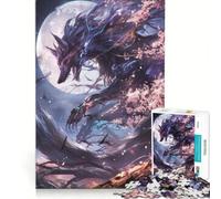 1000 Piece Puzzle For Adults Evil Kitsune Fox, Impossible Game, Fun Activities at Home, Christmas Birthday Gifts 38x26cm