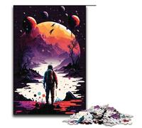 1000 Piece Puzzle for Adults Experience Alien Worlds Jigsaw for Educational Game Challenge Toy Artwork Gift 75x50cm