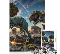 1000-piece Puzzle for Adults Extraterrestrial Dinos Relaxing Games for The Whole Family Educational Toy Unique Birthday And Xmas Gifts (38x52cm)