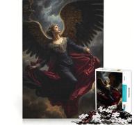 1000 Piece Puzzle For Adults Fallen Angel Lucifer, Impossible Game, Fun Activities at Home, Christmas Birthday Gifts 38x26cm