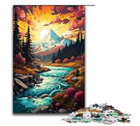 1000 Piece Puzzle For Adults Fantasy Colorful River Scenery Game Puzzles for Is Ideal As A Gift for The Whole Family 1000 PCS(75x50cm)