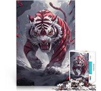 1000 Piece Puzzle For Adults Feel the Power of the Tiger Pädagogisches Familienspiel Lernspiel für Geburtstag, Weihnachten75x50cm