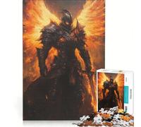 1000-piece Puzzle for Adults Fire Knight, Educational Games, Train Your Brain And Hands, Artists' Collection, Fine Arts 38x52cm