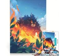 1000-piece Puzzle for Adults Fire Tyrant, Educational Games, Train Your Brain And Hands, Artists' Collection, Fine Arts 50x75cm