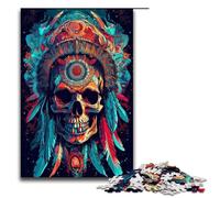 1000 Piece Puzzle For Adults First Nations Skull Game Puzzles for Is Ideal As A Gift for The Whole Family 75x50cm