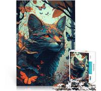 1000 Piece Puzzle For Adults Fox Myth für Lernspiel-Herausforderungsspielzeug denn eignet sich ideal als Geschenk für die ganze Familie52x38cm