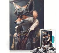 1000 Piece Puzzle For Adults Fox Pilot Brain Teaser Game Interesting Stress Reduction Every Piece Is Unique 38x26cm