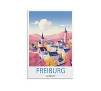 1000 Piece Puzzle for Adults，Freiburg Germany For Kids And Adults, Personalised Assembling Jigsaw Fun Game 52x38cm
