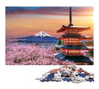 1000 Piece Puzzle for Adults Fuji_mountain_Japan_travel Jigsaw for Educational Game Challenge Toy Artwork Gift 1000 PCS(75x50cm)