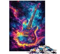 1000-piece Puzzle for Adults Galactic Guitar Glow Puzzles for Teenagers Staycation Kill Time Help The Brain Exercise Unique Birthday And Gifts (38x52cm/1000pcs)
