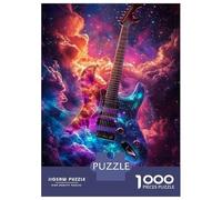 1000-piece Puzzle for Adults Galactic Guitar Symphony Jigsaws for Adults Family Games Precision Cutting Unique Birthday And Xmas Gifts 70x50cm/1000pcs