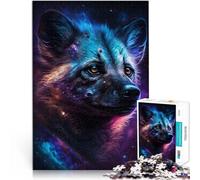 1000 Piece Puzzle For Adults Galaxy African Hyena learning educational puzzle 26x38cm is ideal as gifts for the whole family