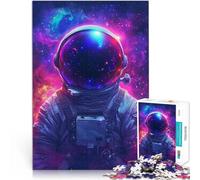 1000 Piece Puzzle For Adults Galaxy Astronaut Pädagogisches Spielzeug zum Stressabbau Die Liebe zwischen Paaren stärken38x26cm