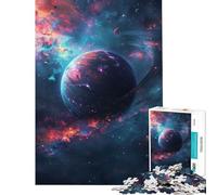 1000-piece Puzzle for Adults Galaxy Outer Space Fun Activities at Home Difficult Hard Impossible Game Suitable for Ages 14 And Up (38x52cm)