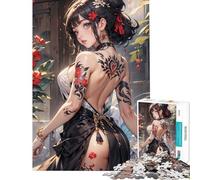 1000 Piece Puzzle For Adults Glamour Anime Girl Jigsaws for Adults Hands-on Game Perfect Decoration Deal As Gifts for The Whole Family (Size 75x50cm)