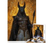 1000-piece Puzzle for Adults God Anubis Puzzles for Teenagers Staycation Kill Time Help The Brain Exercise Unique Birthday And Gifts (38x26cm)