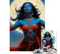 1000 Piece Puzzle For Adults Goddess Kali Divine Presence Help The Brain Exercise Presents for Women Educational Toy for 14+ Puzzle Game Offered (38x26cm)