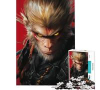 1000 Piece Puzzle For Adults Golden Monkey Warrior - Jigsaw Puzzle Hands-on Game Hand Speed Race Deal As Gifts for The Whole Family (size 38x26cm)