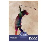 1000-piece Puzzle for Adults Golf Player Puzzles for Adults Toy Wall Decor Home Decoration Unique Birthday And Xmas Gifts 70x50cm/1000pcs