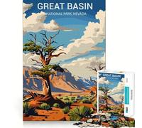 1000-piece Puzzle for Adults Great Basin National Park Fine Joint Fun Smart Challenge Fun Quiet Game Time Birthday Hobby Gift (38x52cm)