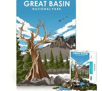 1000-piece Puzzle for Adults Great Basin National Park Fine Joint Fun Smart Challenge Fun Quiet Game Time Birthday Hobby Gift (50x75cm)