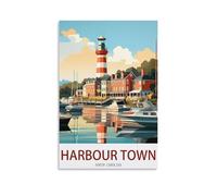 1000 Piece Puzzle for Adults Harbour Town North Carolina Lighthouse Jigsaw Puzzles for Adults 1000 Piece, Classic Puzzle Teens Boys Girls Puzzles 52x38cm