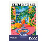 1000 Piece Puzzle for Adults, Henri Matisse Still Life with Fruit Artwork, Relaxing Puzzle Experience, for Puzzle Lovers, Pieces, 70x50cm/1000pcs