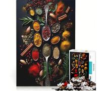 1000 Piece Puzzle For Adults Herbs And Spices Brain Teaser Game Interesting Stress Reduction Every Piece Is Unique 38x52cm