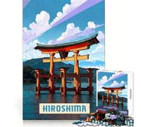 1000-piece Puzzle for Adults Hiroshima Neat Fit Decor Mental Exercise Fun Peace Game Play Festive Leisure Gift (38x52cm)