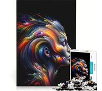 1000-piece Puzzle for Adults Human Profile Evolving, Impossible Game, Staycation Kill Time, Gifts for Friends And Family (38x52cm)