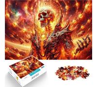 1000 Piece Puzzle For Adults Inferno Skeleton Made of wood for 14+ Toy Wall Decor Birthday and unique gifts。size：50x75cm/19.68x29.52inch
