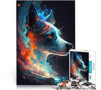 1000 Piece Puzzle For Adults Jack Russell Terrier Dog Made of cardboard for 14+ Intellectual game Gift for birthdays。size：26x38cm/10.24x14.96inch