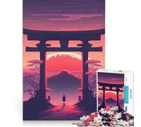 1000-piece Puzzle for Adults Japan Cherry Blossoms, Family Game, Decompressing Intellectual, Improving Love between Couples (50x75cm)