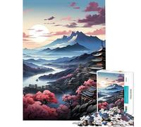 1000-piece Puzzle for Adults Japan Landscape Fun Activities at Home Difficult Hard Impossible Game Suitable for Ages 14 And Up (38x26cm)