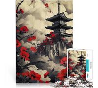 1000 Piece Puzzle For Adults japanese landscape Help the brain exercise addictive toys to cultivate patience Enhance memory 50x70cm