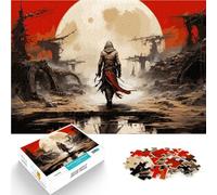 1000 Piece Puzzle For Adults Japanese Samurai Help the brain exercise addictive toys to cultivate patience for Home Decoration 50x70cm