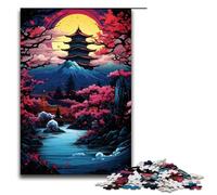 1000 Piece Puzzle For Adults Japanese Style Art And Scenery Game Puzzles for Is Ideal As A Gift for The Whole Family 1000PCS(75x50cm)