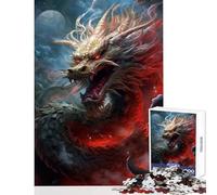 1000 Piece Puzzle For Adults Japanese Warlord Dragon Home Decoration Toys Great Gift Practical Game with Matching Poster And Trivia Sheet Size 50x75cm
