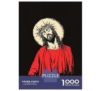 1000 Piece Puzzle For Adults Jesus Christ Illustration Jigsaw Puzzle Anti-Stress Toys Difficult Hard Deal As Gifts for The Whole Family 38x26cm/1000pcs