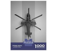 1000-piece Puzzle for Adults Kamov Ka52 Alligator Jigsaws for Adults Family Games Precision Cutting Unique Birthday And Xmas Gifts 52x38cm/1000pcs